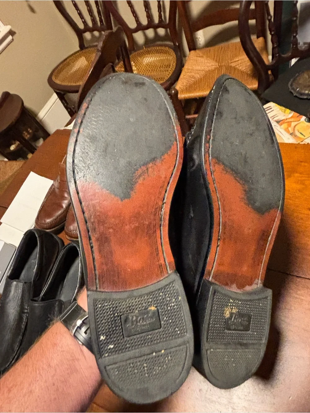 G.H. Bass & Co. Kitties Tassel Loafer Black Leather Size 10.5 D Style 067022